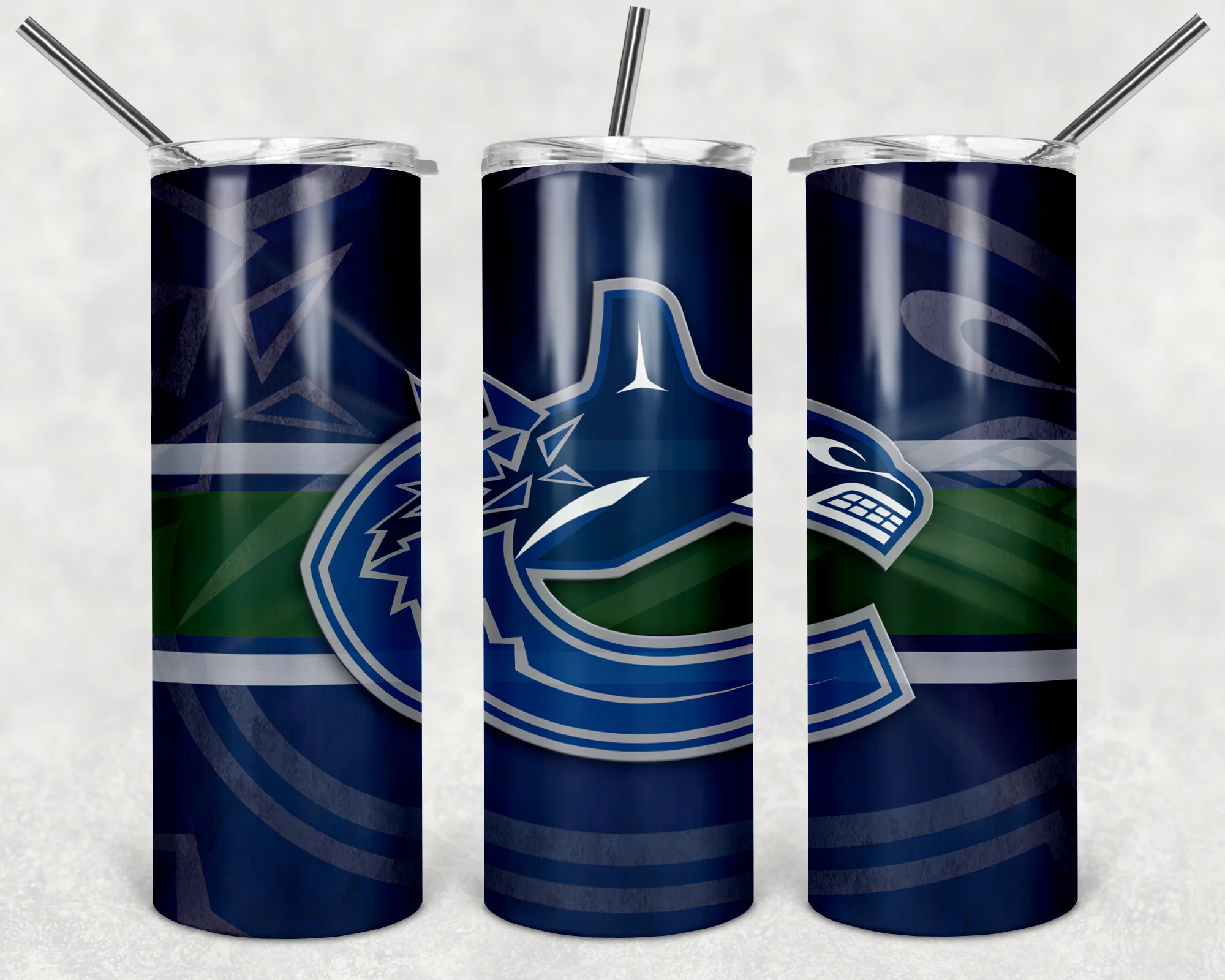 Vancouver Canucks 20 oz tumbler sublimation wrap