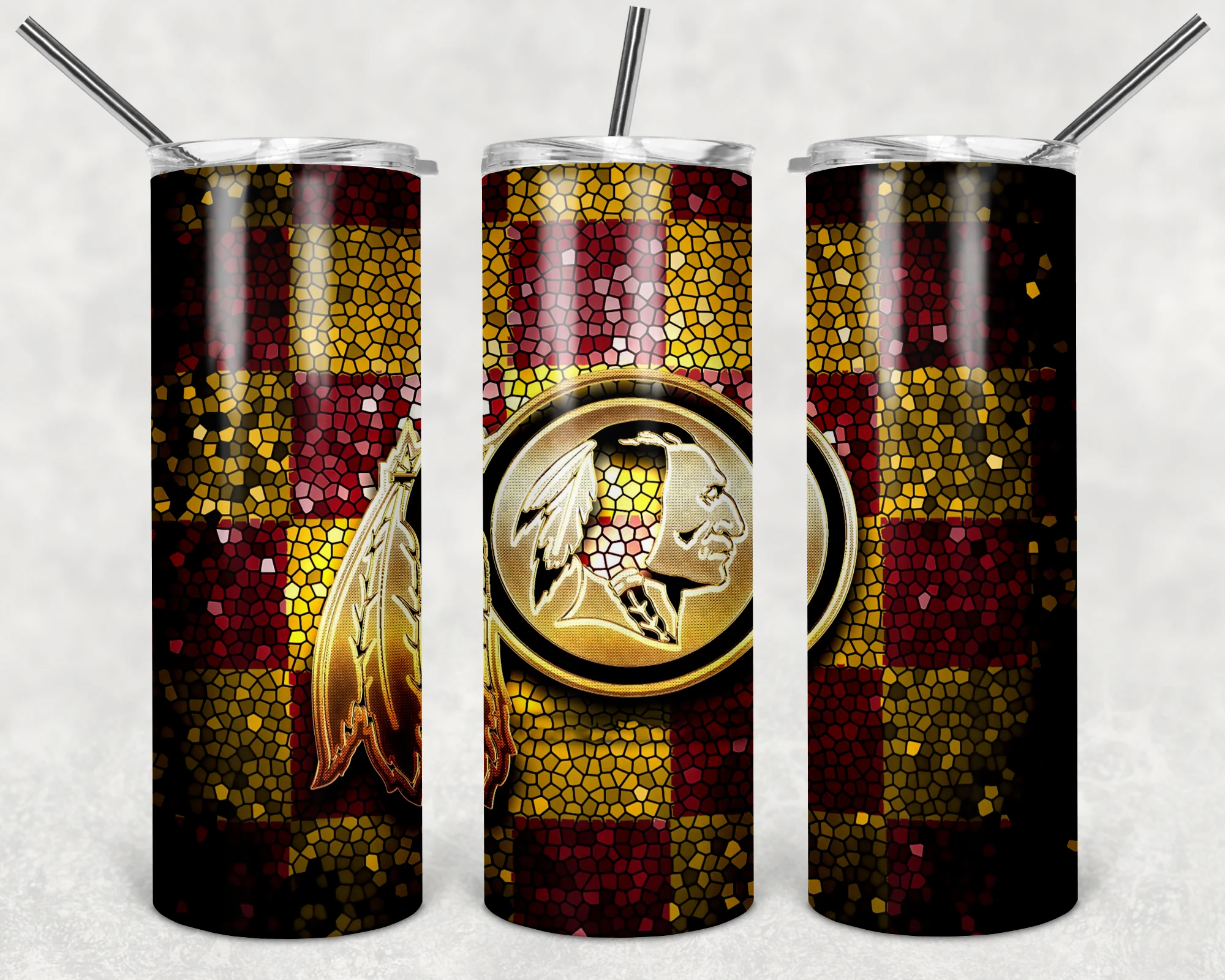 Washington Football Team 20 oz tumbler sublimation wrap