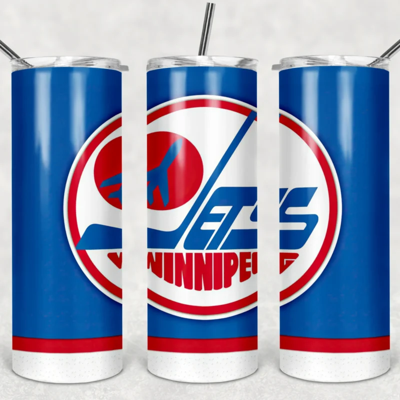 Winnipeg Jets 20 oz tumbler sublimation wrap