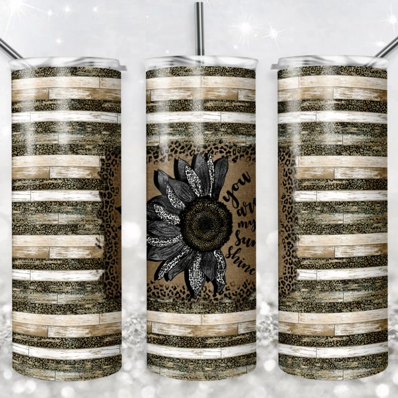 You're My Sunshine 20 oz tumbler sublimation wrap