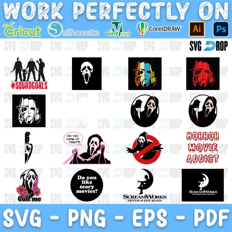 Horror Movie 2 SVG bundle
