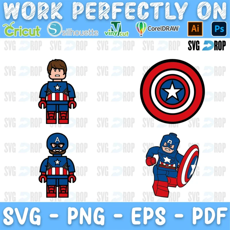Lego 4 SVG bundle