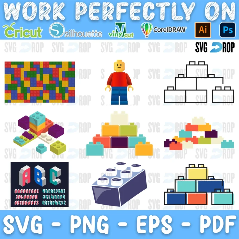 Lego 5 SVG bundle