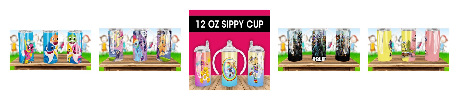 Baby Shark SVG and PNG cut file designs from SVG DROP