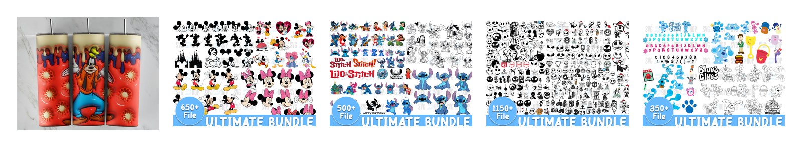 Mega Bundles SVG and PNG cut file designs from SVG DROP
