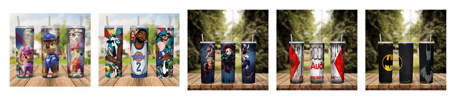 Paw Patrol Tumblers SVG and PNG cut file designs from SVG DROP