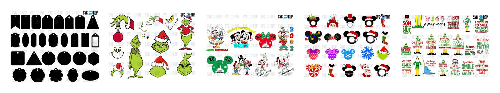 Special Days SVG and PNG cut file designs from SVG DROP